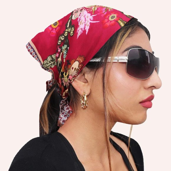 NWT 100% Silk Bandana - Picture 4 of 5